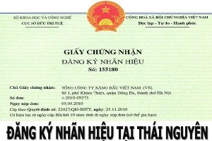 đăng ký nhãn hiệu tại Thái Nguyên