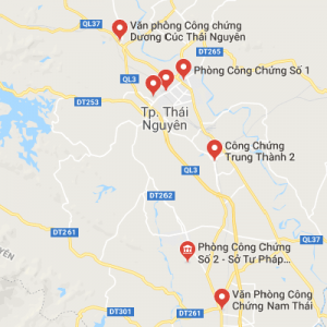 Danh Bạ Các Văn Phòng Công Chứng Tại Thái Nguyên